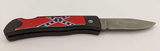 Unbranded Novelty Knife Stainless Steel  Flag Emblem Handle Plain Blade
