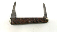 Vintage New York Knife Co Walden Hammer Brand Senator #2048 Folding Pocket Knife