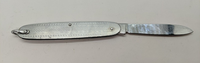 CDP Richardson, Texas Plain Drop Point Blade Silver Color Folding Pocket Knife