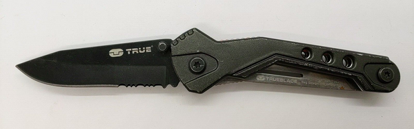 True Liner Lock Combination Clip Point Blade Folding Pocket Knife