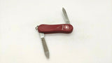 Wenger Delemont Evolution 80 Swiss Army Folding Pocket Knife 65mm Nail File Red