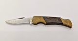 Valor Miami U.S.A. Pony 936 Japan Brass & Wood Handle Folding Pocket Knife