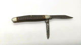 Vtg Camco USA #750 Jack Folding Pocket Knife 2 Blade Plain Edge Delrin Handle