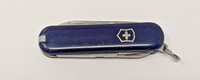 Victorinox Classic SD Translucent Blue Pocket Knife 58mm *No Logo* Toothpick