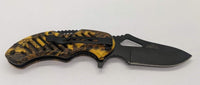 Kentucky Cutlery Company Hunting Series Knife 71049 (Pocket Knife, Yellow Camo)