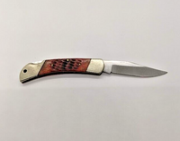Frost Cutlery Surgical Steel Clip Point Plain Edge Lock Back Folding Pocket Knif