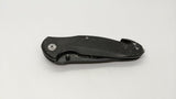 Wartech Rescue Folding Pocket Knife Thumb Assisted Plain Edge Liner Lock Black