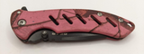 Bear Edge Realtree Extra Pink Camo Brisk Frame Liner Lock Folding Pocket Knife