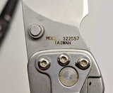 Browning Model 322557 Falcon Walnut Drop Point Liner Lock Pocket Knife
