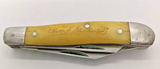 Oliver F. Winchester  Signature 2 Blade White Handle Folding Pocket Knife