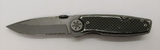 Unbranded Liner Lock Combination Drop Point Blade Grey Folding Pocket Knife