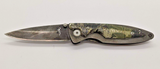 Browning Model 5083 Camo Plain Edge Drop Point Liner Lock Folding Pocket Knife