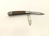 Ridge Runner 2 Blade Folding Pocket Knife Plain Edge Faux Jigged Bone Handle