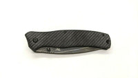 Winchester 466041BA Folding Pocket Knife Plain Edge Liner Lock All Black Nylon