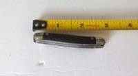 Colonial Prov USA Two Blade Folding Pocket Knife Faux Brown Jigged Bone Handle