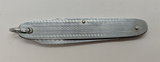 CDP Richardson, Texas Plain Drop Point Blade Silver Color Folding Pocket Knife