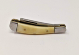 Wild Boar 4.75" Folding Pocket Knife 1.5" Plain Blade 3 Pin Handle