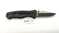 Winchester 4660714A Tactical Folding Pocket Knife Liner Lock Plain Edge Black SS