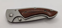Maxam MFG China Folding Single Blade Pocket Knife With Belt Clip