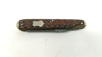 Vintage New York Knife Co Walden Hammer Brand Senator #2048 Folding Pocket Knife
