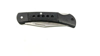 Baracuda Rostfrei Black Bear Skinner Lockback Folding Pocket Knife Black Handle