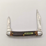 Dakota Stainless Peanut 2 Blade Plain Edge Slip Joint Folding Pocket Knife