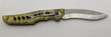 Frost Tree Top Camo Predator Knife Closed Liner Lock Belt Clip