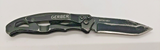 Gerber 8970619D1 Frame Lock Combination Clip Point Blade Black Pocket Knife