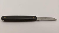 Vintage Candco Stainless Steel Switzerland Folding Knife Sheepsfoot Blade Plain