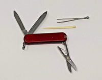 "ASGS" Victorinox Classic SD SAK Pocket Knife 58mm Red Toothpick Tweezers