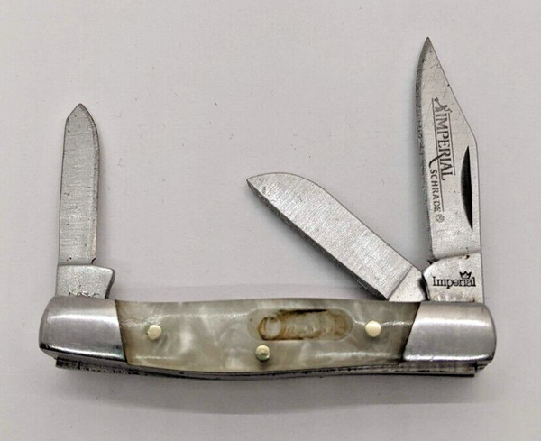 Imperial Schrade IMP14 Small Stockman Stainless Steel Folding Pocket Knife