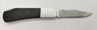 Design Systems Inc. Lockback Plain Drop Point Blade Wood Handle Pocket Knife