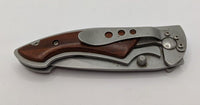 Maxam MFG China Folding Single Blade Pocket Knife With Belt Clip