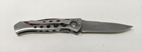 Dakota Brand Folding Pocket Knife Liner Lock Plain Edge "CAHP Credit Union" Logo