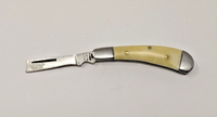 Wild Boar 4.75" Folding Pocket Knife 1.5" Plain Blade 3 Pin Handle