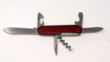 Vintage Victorinox Tourist Swiss Army Knife Awl Corkscrew Can & Bottle Opener