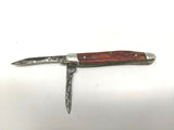 Vintage Robeson Shuredge 2 Blade Bone Jack Knife #623480 Stainless Steel Blades