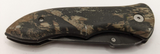 Jabe's Cutlery Camo Liner Lock Folding Pocket Knife Drop Point Plain Blade