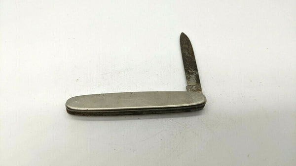 Vintage Richardz Whale Mark Germany Folding Pocket Knife Single Blade Stainless