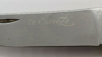 Vtg Le Petit Correze 8cm Stainless Steel Blade Folding Pocket Knife Walnut Wood