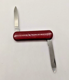 Retired Wenger President 65mm Red Swiss Army Folding Pocket Knife Pen Blade Nail