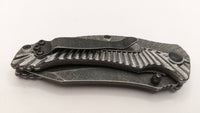 Smith & Wesson CK116 Liner Lock Folding Knife Clip Point Plain Blade Stonewashed