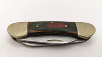 Frost Cutlery 2 Blade Solinger Steel Multicolored Wooden Accent Handle
