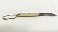 Vintage Prov Cut Co Prov RI USA Pen Keychain Folding Pocket Knife Strasburg RR