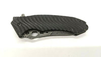 WarTech USA Tactical Folding Pocket Knife Assisted Plain Frame 1065 Stainless