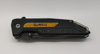 Dewalt DWHT10910 Folding Pocket Knife Piercing Tanto Combo Liner Black
