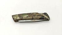 Hunter's Advantage Team Realtree Folding Pocket Knife Plain Edge Lockback SS