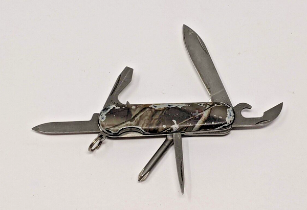 Retired Wenger Canyon Pocket Knife Main Blade Awl Phillips Screwdriver