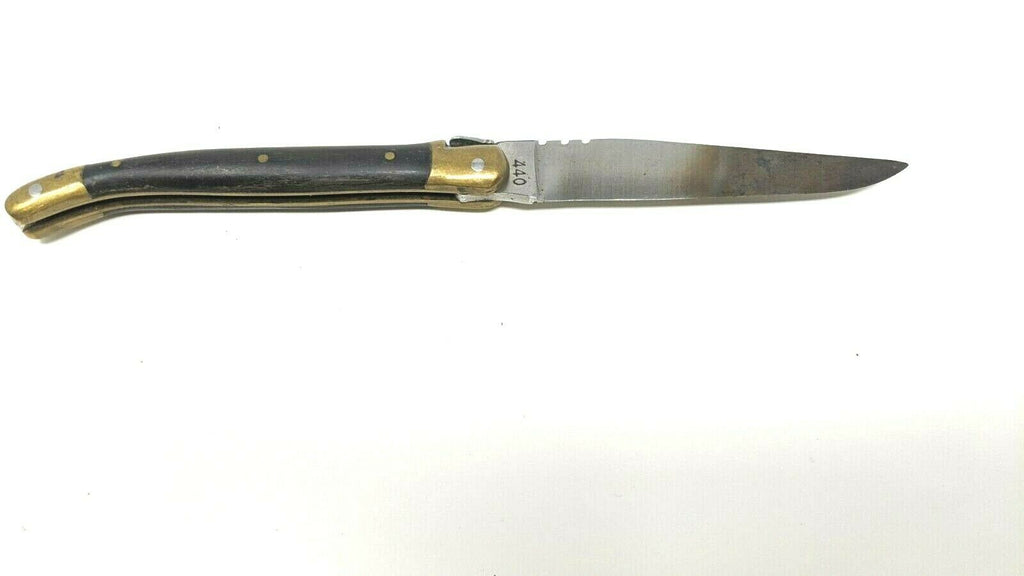 Vintage Laguiole Rossignol Folding Pocket Knife Bumble Bee Blade Stop