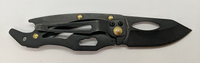 Smith & Wesson 1137408-0720 Frame Lock Plain Clip Point Black Pocket Knife